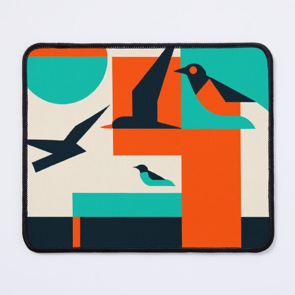 Item preview, Bauhaus style wildlife scene designed and sold by Thecolourwheel.