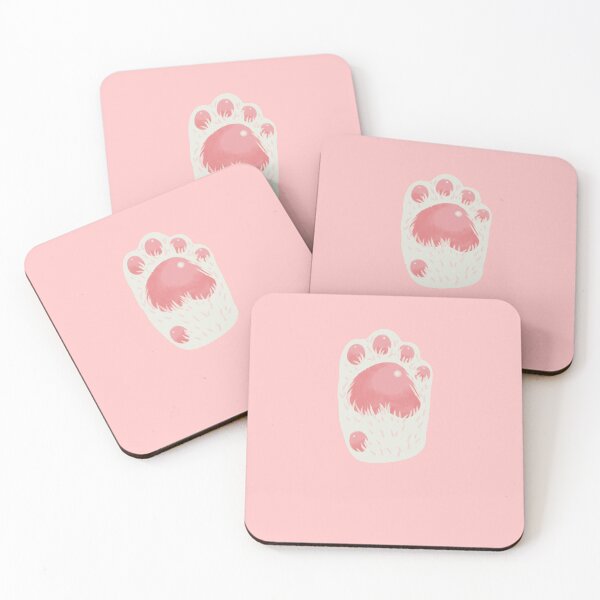 Item preview, White Cat paw pink toe beans designed and sold by Abyssalbee.