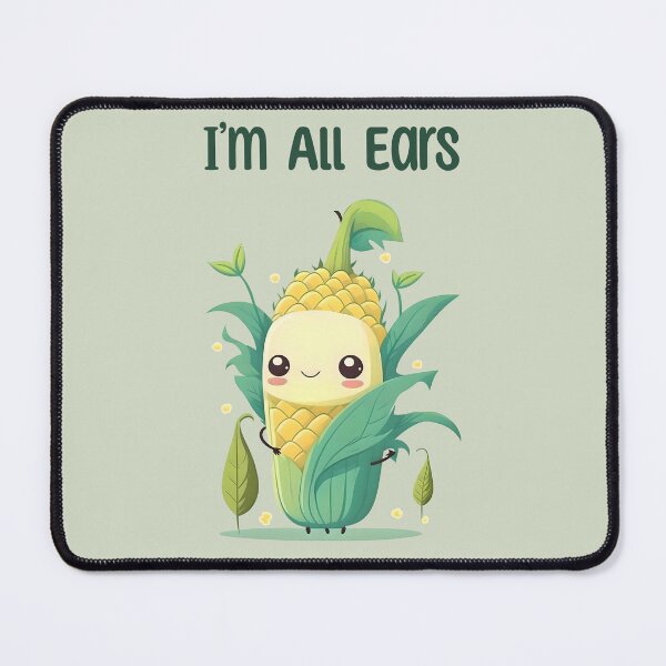 Item preview, I'm All Ears Corn On The Cob Graphic Pun Cute Phrase Design designed and sold by entwithanaxe.