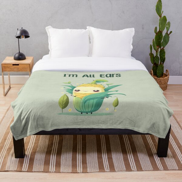 Item preview, I'm All Ears Corn On The Cob Graphic Pun Cute Phrase Design designed and sold by entwithanaxe.