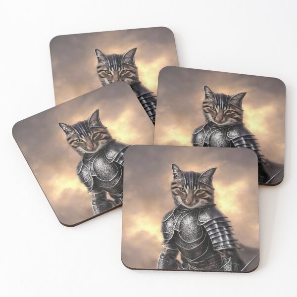 Item preview, Tabby Cat Knight designed and sold by Elisabeth Lucas.