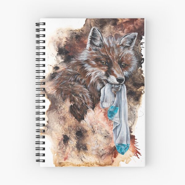 Item preview, Fox with Sock designed and sold by ARahe.