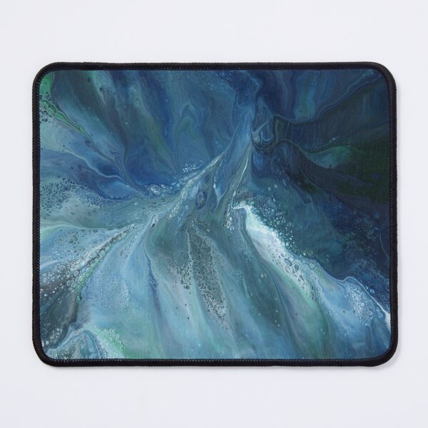 Item preview, Wave Over Sandbank: fluid acrylic pour painting designed and sold by Fluid Visions.