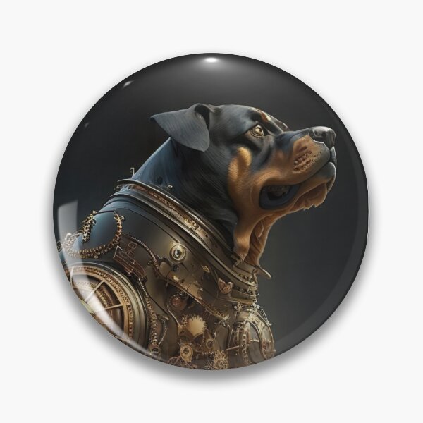 Item preview, Steampunk mechanical Rottweiler designed and sold by ebrawne.