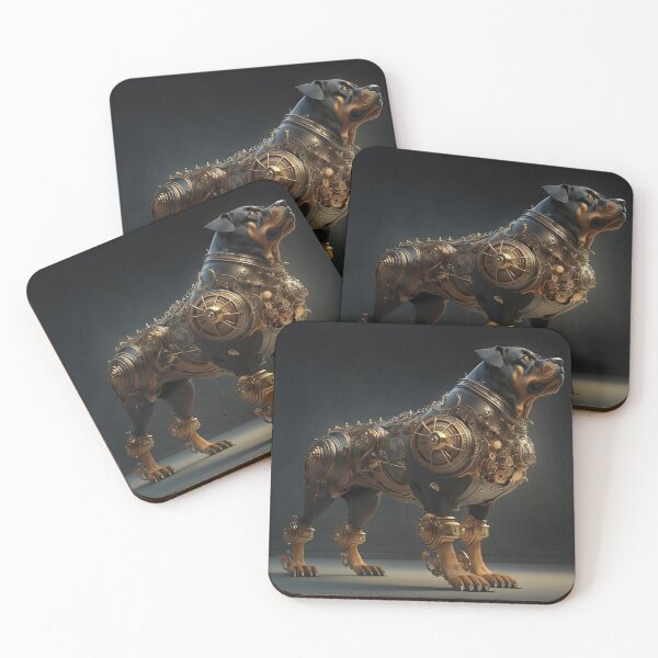 Item preview, Steampunk mechanical Rottweiler designed and sold by ebrawne.