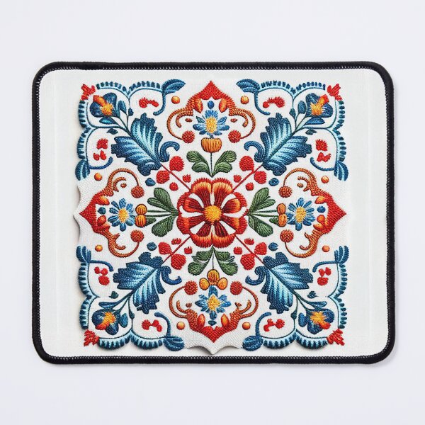 Item preview, Colorful Traditional Portuguese Style Folk Embroidery Pattern designed and sold by Orianah.