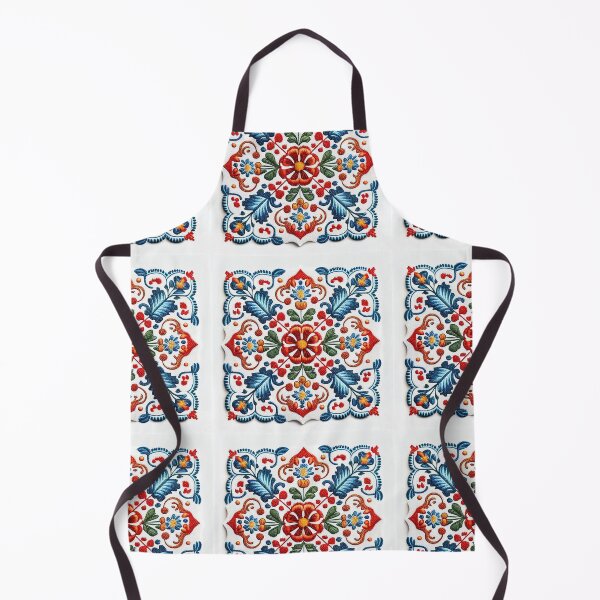 Item preview, Colorful Traditional Portuguese Style Folk Embroidery Pattern designed and sold by Orianah.