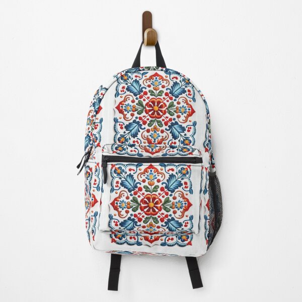 Item preview, Colorful Traditional Portuguese Style Folk Embroidery Pattern designed and sold by Orianah.