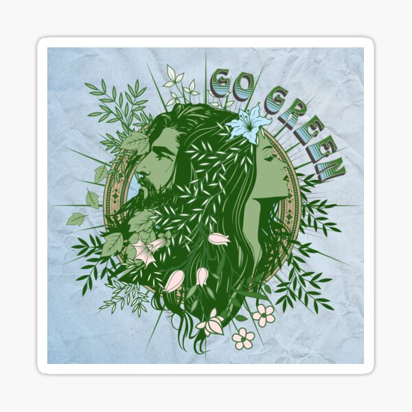 Item preview, Go Green nature  designed and sold by TinaDonovanArt.