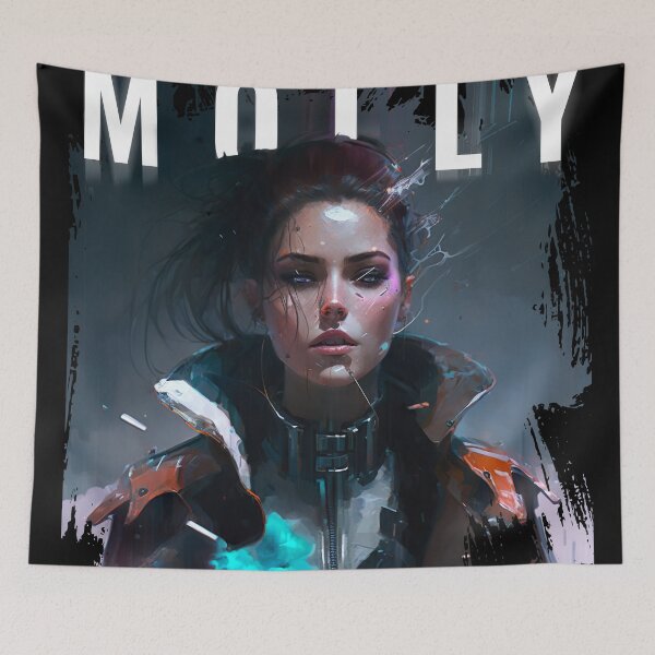 Item preview, Cyberpunk Molly  designed and sold by Leonardo Chan.