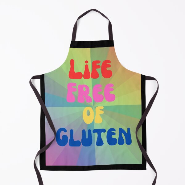 Item preview, 1970s Retro Rainbow and Text: Life Free Of Gluten designed and sold by Paul Corps.