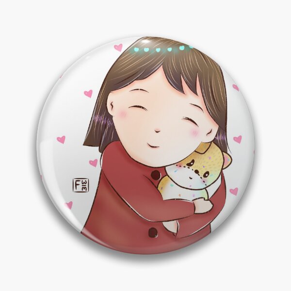 Item preview, Chibi Girl | Hamster Lover - friendship (me and my hamster) designed and sold by FennyWijayaMomo.