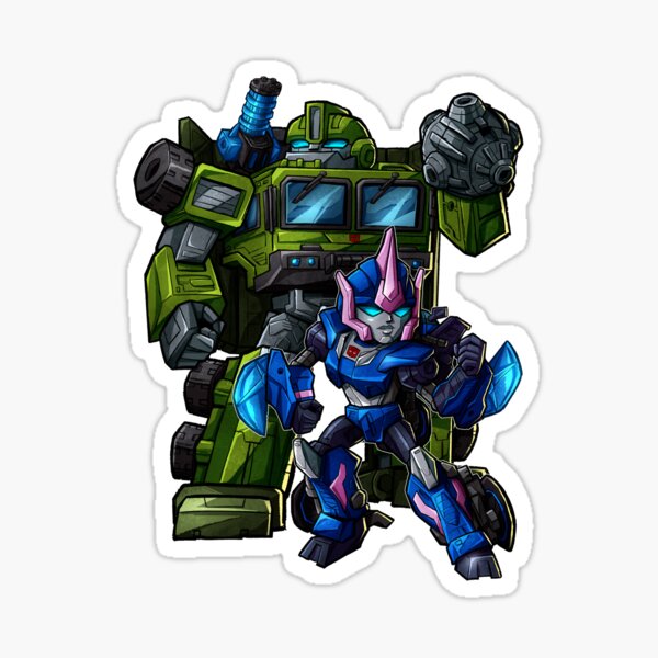 Legacy Bulkhead and Arcee Sticker