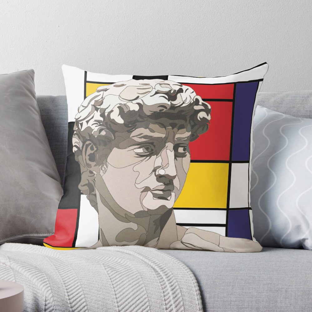 David Robert Joseph Beckham Art Throw Pillow for Sale by obyag