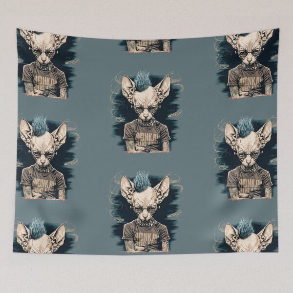 Item preview, Sphynx Cat With Punk Rocker Style designed and sold by Fahmi Muhamad Naser.