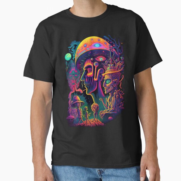 Item preview, Hombre hongo psicodélico trippy designed and sold by VibrantView.