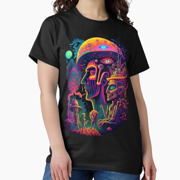 Item preview, Trippy Psychedelic Mushroom Man designed and sold by VibrantView.