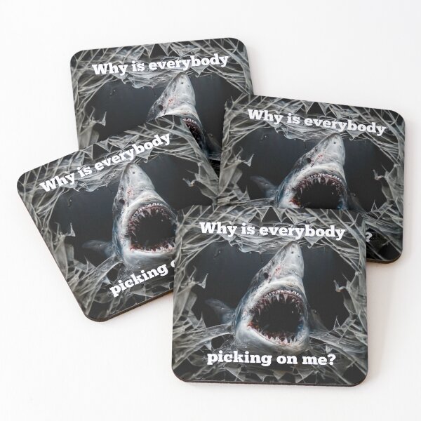 Item preview, Shark - Why is Everybody Picking on me designed and sold by shakespeare1212.
