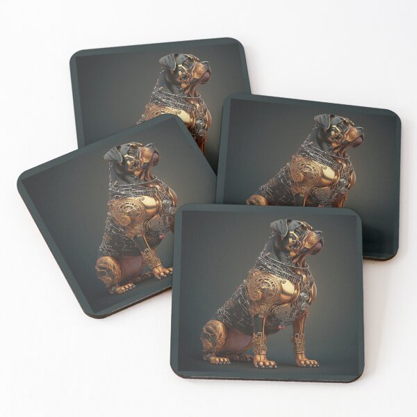 Item preview, Steampunk mechanical Rottweiler designed and sold by ebrawne.