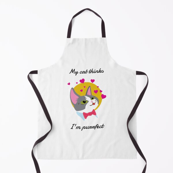 Item preview, My Cat Thinks I'm Purrfect designed and sold by crazydotdesigns.
