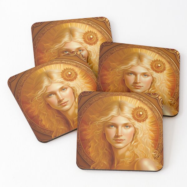 Item preview, Leo Golden Solar Goddess designed and sold by Solreta Antaria.