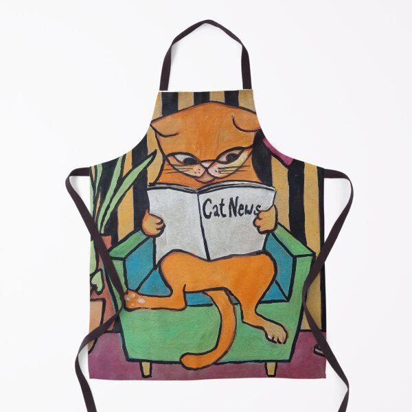 Item preview, Cat Reading Newspaper designed and sold by bIRGITvIO.