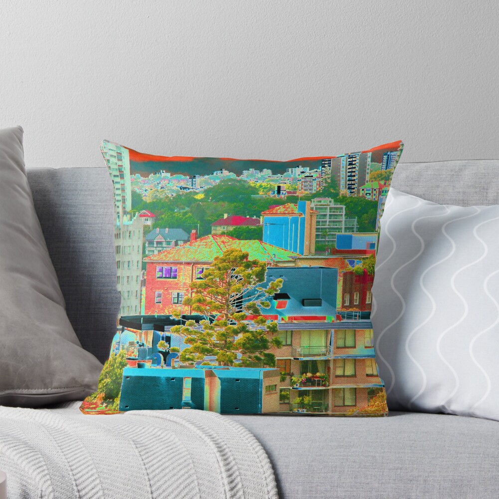 Item preview, Throw Pillow designed and sold by Bloomin' Arty Fashion.
