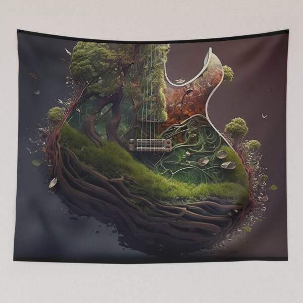 Item preview, Forest and Nature Guitar designed and sold by Turkdesigner.