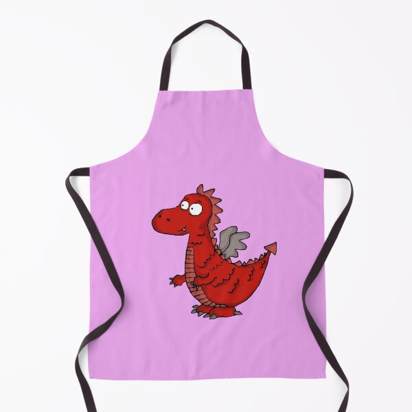 Item preview, D is for Dragon - Little Red Dragon designed and sold by Cinzia Fabrizio.