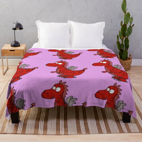 Item preview, D is for Dragon - Little Red Dragon designed and sold by Cinzia Fabrizio.