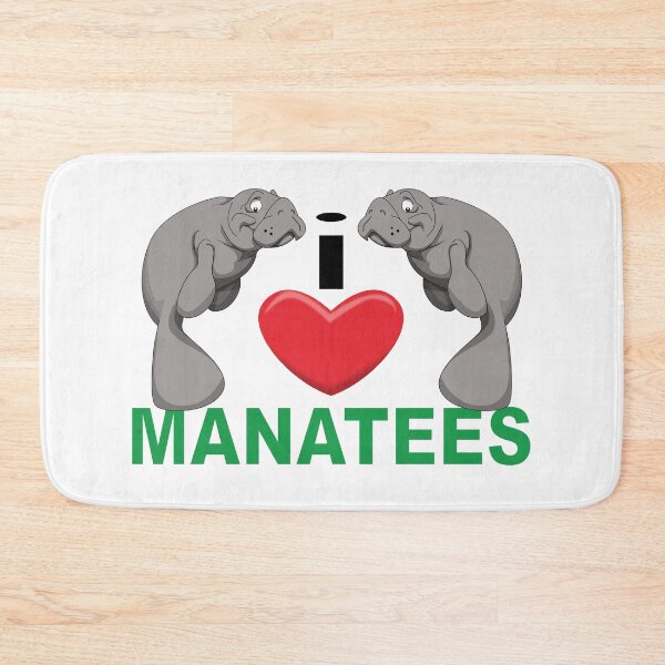 Item preview, I Heart Manatees designed and sold by wickedcartoons.