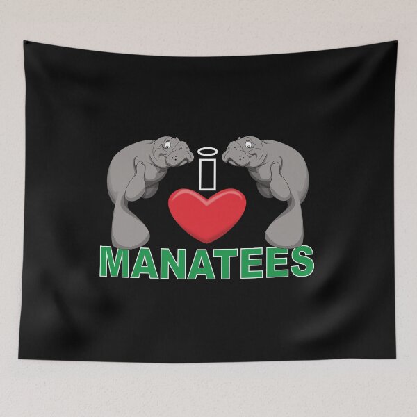 Item preview, I Heart Manatees designed and sold by wickedcartoons.