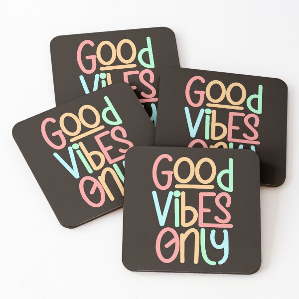 Item preview, Good Vibes Only - Quote in Summer Pastel Cute Colorful Typography designed and sold by Cawaiico.