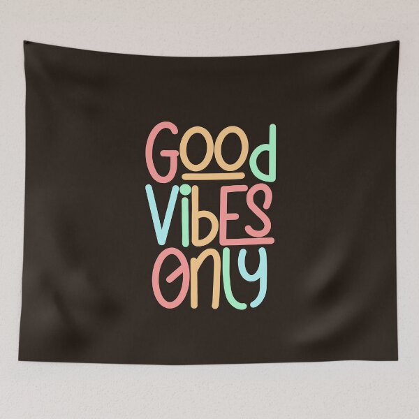 Item preview, Good Vibes Only - Quote in Summer Pastel Cute Colorful Typography designed and sold by Cawaiico.