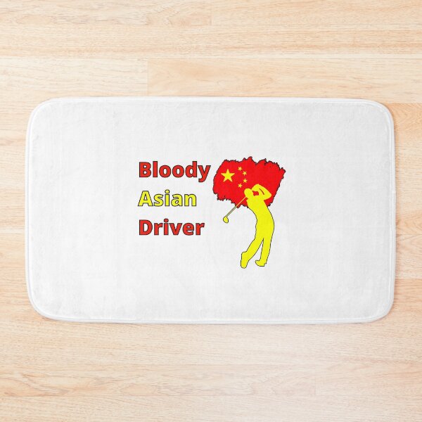 Item preview, Bloody Asian Driver Funny print designed and sold by INSOMNIAC101.