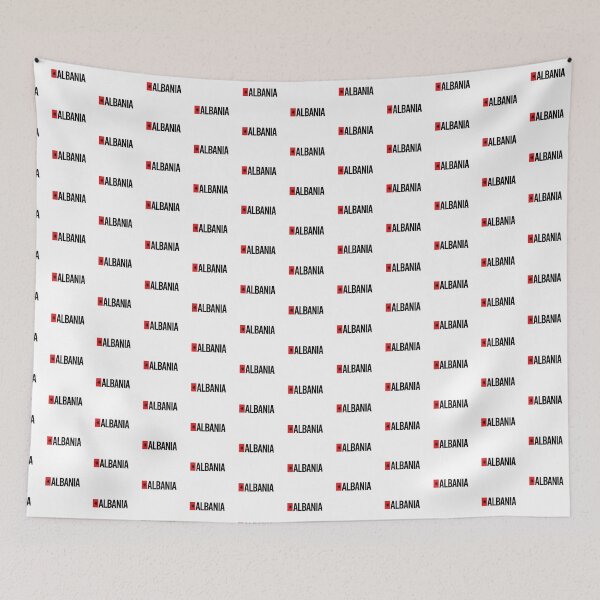 Item preview, Albania Country Flag - Minimal Design collection designed and sold by randomorder.