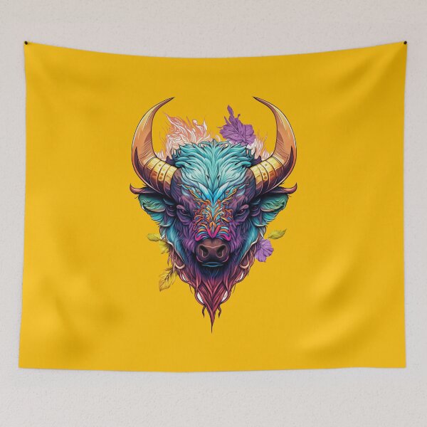 Item preview, Buffalo, Vector Illustration designed and sold by BadAttitudeTees.