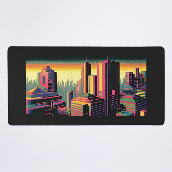 Item preview, Futuristic City Yellow designed and sold by CosyDesign.