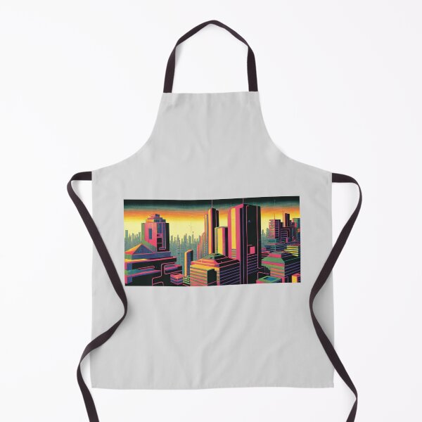 Item preview, Futuristic City Yellow designed and sold by CosyDesign.