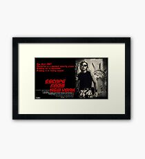 Snake Plissken Framed Print
