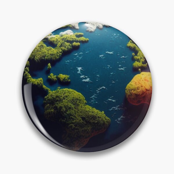 Item preview, Planet Earth 3D with flames designed and sold by MarcelloPierone.