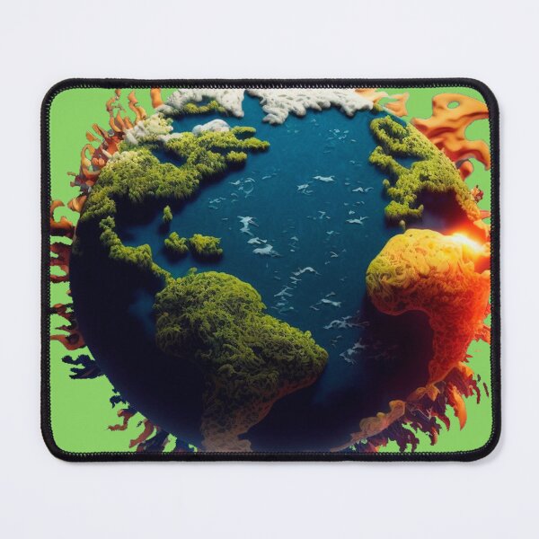 Item preview, Planet Earth 3D with flames designed and sold by MarcelloPierone.
