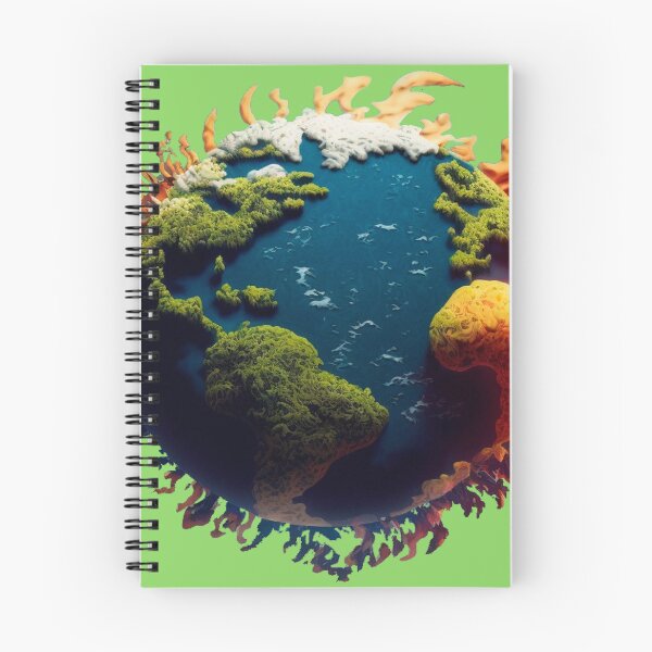 Item preview, Planet Earth 3D with flames designed and sold by MarcelloPierone.
