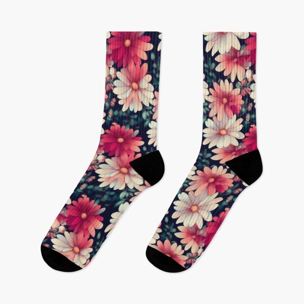 Item preview, pretty flower pattern designed and sold by CustomPrintHub.