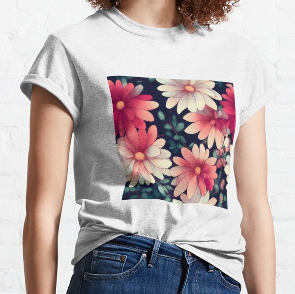 pretty flower pattern Classic T-Shirt