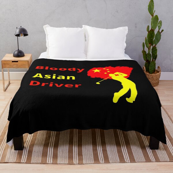 Item preview, Bloody Asian Driver Funny print designed and sold by INSOMNIAC101.
