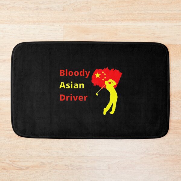 Item preview, Bloody Asian Driver Funny print designed and sold by INSOMNIAC101.