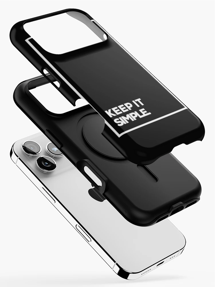 Thumbnail 2 of 4, iPhone Case, keep it simple designed and sold by Randy403.