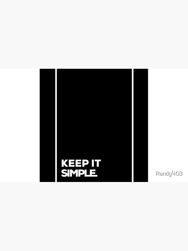 Thumbnail 6 of 6, Coffee Mug, keep it simple designed and sold by Randy403.