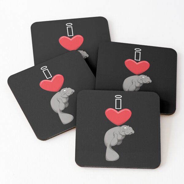 Item preview, I Heart Manatees designed and sold by wickedcartoons.